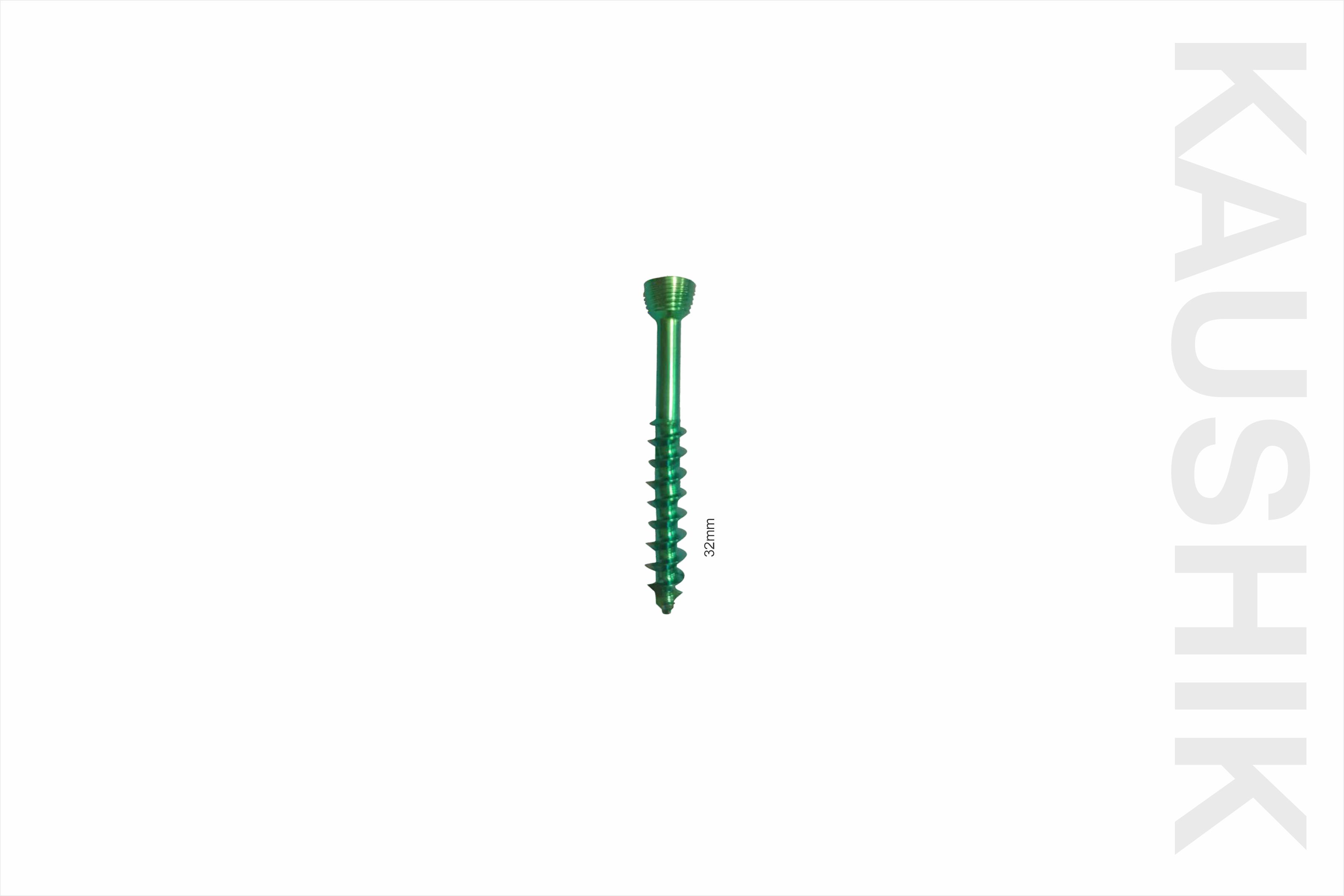 easyLock Head Cancellous Screw 5.0mm, 32mm Thread, Self-Tapping